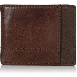 Men's Leather Traveler Wallet Brown